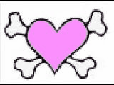 Gif animé coeur pirate